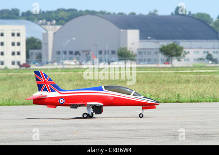 Ferngesteuerte Modell Jet-Flugzeug. Stockfoto