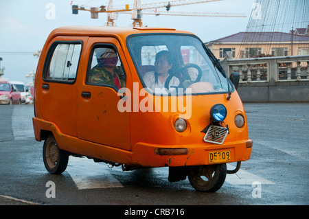 Auto Dreirad, Liaoning, China, Asien Stockfoto