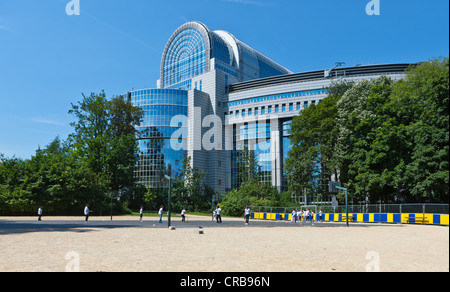 Europäischen Parlament, Eurocity, Brüssel, Belgien Stockfoto