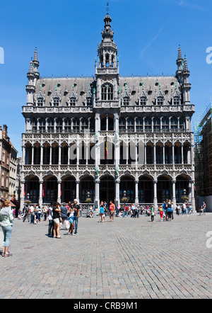 Stadtmuseum und Gilden-Hallen am Grote Markt Platz, Grand Place, UNESCO-Weltkulturerbe, Brüssel, Belgien, Benelux, Europa Stockfoto