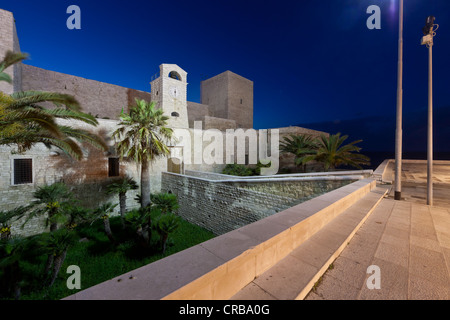 Trani Schloss, die Festung von Trani, Apulien, Süditalien, Italien, Europa Stockfoto