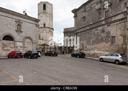 Basilica di San Michele, Kirche von St. Michael der Erzengel, Santuario di San Michele Arcangelo, Monte Angelo Stockfoto