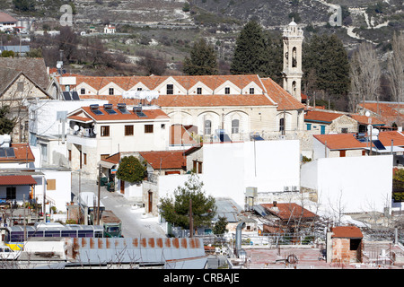 Timios Stavros Kloster, Kloster des Heiligen Kreuz, Omodos, Zypern, Griechenland, Europa Stockfoto