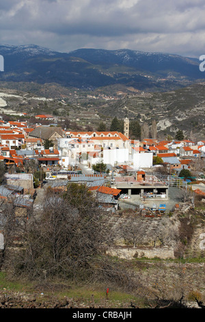 Timios Stavros Kloster, Kloster des Heiligen Kreuz, Omodos, Zypern, Griechenland, Europa Stockfoto