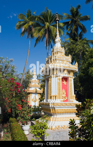 Tempel, Stupa, Wat Sisaket, Vientiane, Laos, Indochina, Asien Stockfoto