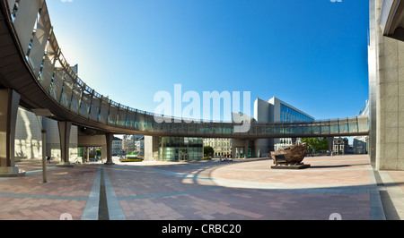 Europäisches Parlament, Bürogebäuden, Euro-City, Brüssel, Belgien, Europa Stockfoto