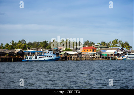 Insel Dorf Ban Saladan, Koh Lanta Island, Krabi, Thailand, Südostasien Stockfoto