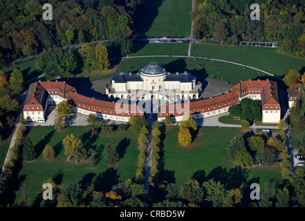 Luftaufnahme, Schloss Schloss Solitude, Stuttgart, Baden-Württemberg, Deutschland, Europa Stockfoto