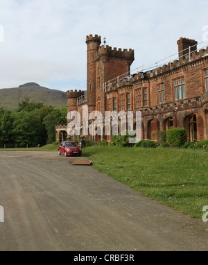 Außenseite des Kinloch Castle Isle of Rum Schottland Mai 2012 Stockfoto