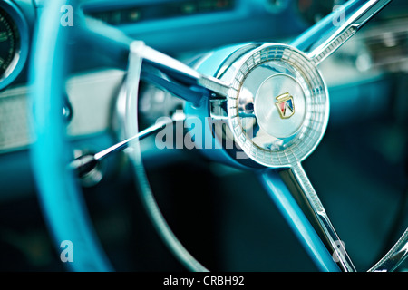 Ford Galaxie Skyliner Cabriolet 1959, Cockpit, Oldtimer, USA Stockfoto