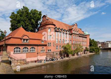 Bezirk von Le Petite France, Straßburg, Ill-Flusses, Elsass, Frankreich, Europa Stockfoto