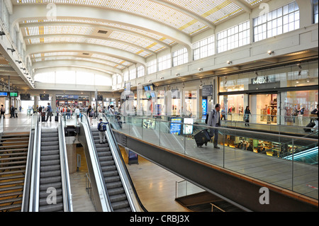 Bahnhofshalle des Gare de l ' est Railway Station, Paris, Frankreich, Europa Stockfoto