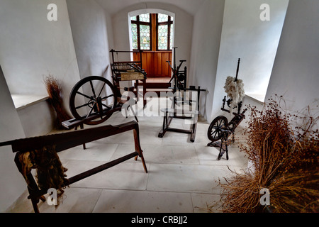 Burg Lauenstein castle, Lauenstein Ludwigsstadt, Bezirk Kronach Grafschaft, Upper Franconia, Bayern, Deutschland, Europa Stockfoto