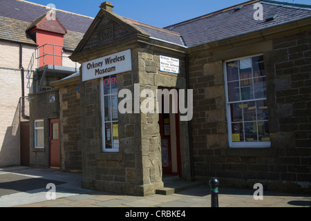 Kirkwall Orkney Inseln Festland Schottland Großbritannien Orkney Wireless Museum Gebäude aus dem Jahr 1866 beherbergt die Sammlung der nationalen und militärischen drahtlose Geräte Stockfoto