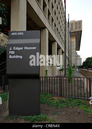 Vereinigten Staaten J. Edgar Hoover FBI Federal Bureau of Untersuchung Building, Washington DC, District Of Columbia, USA Stockfoto