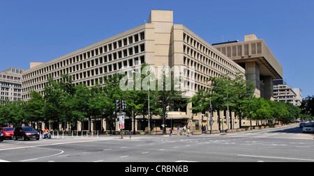 Vereinigten Staaten J. Edgar Hoover FBI Federal Bureau of Untersuchung Building, Washington DC, District Of Columbia, USA Stockfoto