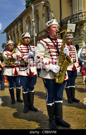 Des Präsidenten Guard Band feiern Sankt-Georgs Tag in Sofia, Bulgarien Stockfoto