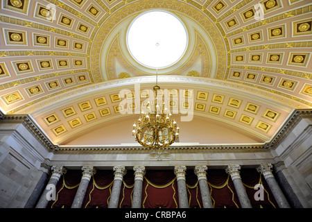 Kuppel in der National Statuary Hall Collection, Kapitol, Capitol Hill, Washington DC, District Of Columbia Stockfoto