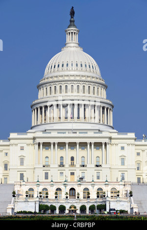 Dome, Rotunde, Statue of Freedom, Kapitol, Capitol Hill, Washington D.C., District Of Columbia Stockfoto