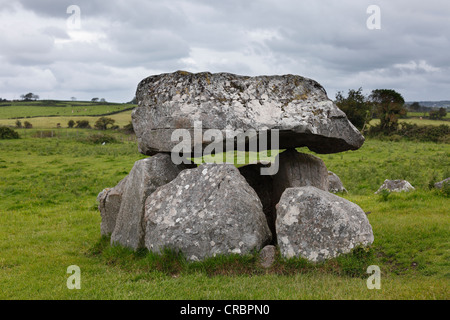 Megalith Website Carrowmore Megalith Friedhof, County Sligo, Connacht, Irland, Europa Stockfoto