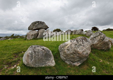 Megalith Website Carrowmore Megalith Friedhof, County Sligo, Connacht, Irland, Europa Stockfoto