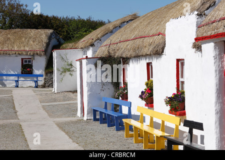 Doagh Hungersnot Dorfmuseum, Ballyliffin, Inishowen Halbinsel, County Donegal, Irland, britische Inseln, Europa Stockfoto