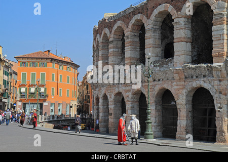 Arena di Verona, Arena di Verona, ein römisches Amphitheater, Verona, Venetien, Italien, Europa Stockfoto