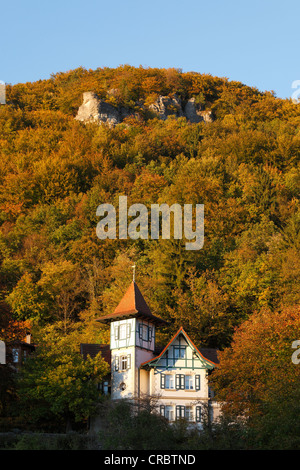 Villa in Muggendorf, Wiesenttal, Fränkische Schweiz, Oberfranken, Franken, Bayern, Deutschland, Europa, PublicGround Stockfoto