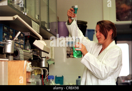 Genetik-Labor bei der Schering AG in Berlin, Deutschland Stockfoto