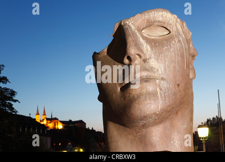 Centurione I, Skulptur von Igor Mitoraj, Bamberg, Oberfranken, Franken, Bayern, Deutschland, Europa, PublicGround Stockfoto