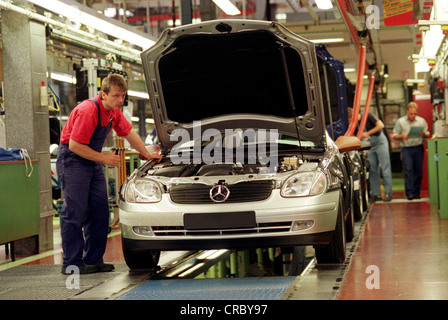 Produktion der Mercedes SL, DaimlerChrysler AG, Bremen, Deutschland Stockfoto