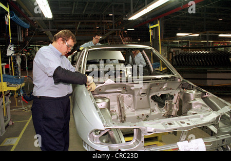 Produktion des Opel Astra Classic Polska SA in Gliwice, Polen Stockfoto