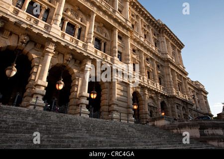 Rückseite des Palazzo di Giustizia, Justizpalast, Rom, Italien, Europa Stockfoto