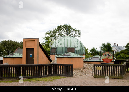 Das Observatorium Tycho Brahe Star Burg auf der Insel Ven oder Ven im Öresund, Schweden, Europa Stockfoto