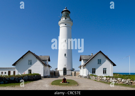 Der Leuchtturm in Hirtshals, Nord-Jütland, Dänemark, Europa Stockfoto