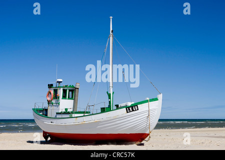 Fischerei Schneider am Strand in Loekken oder Lökken, Nord-Jütland, Dänemark, Europa Stockfoto