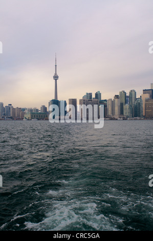 Toronto Skyline der Stadt auf dem Wasser Stockfoto