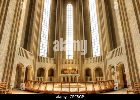 Innen Volkshochschulen-Kirche in Kopenhagen, Dänemark, Europa Stockfoto