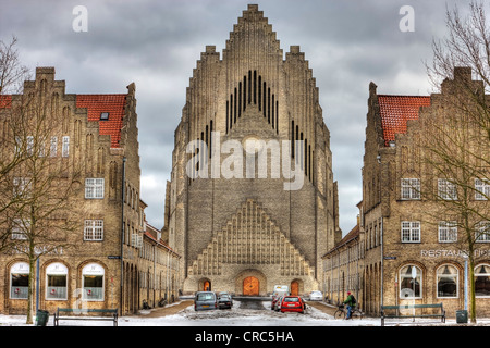 Volkshochschulen-Kirche in Kopenhagen, Dänemark, Europa Stockfoto