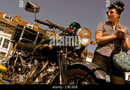 Vincent Rapide 1950 britische Motorrad Stockfoto