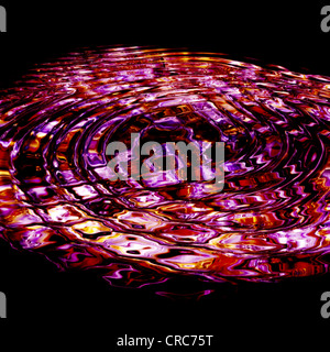 Wunderschöne abstrakte Farbige wave Hintergrund Design dargestellt Stockfoto