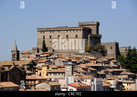 Italien, Latium, Soriano nel Cimino, Schloss Castello Orsini Stockfoto