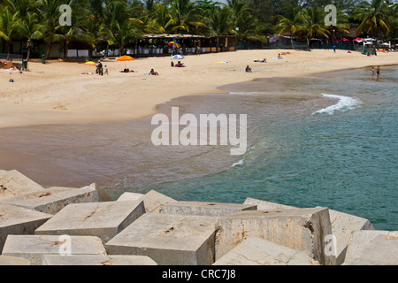Strand auf der Insel Cabo, Luanda Angola Stockfoto
