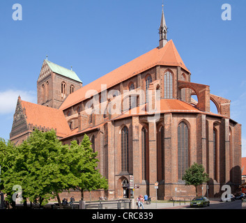 Nikolai-Kirche, Wismar, Mecklenburg-West Pomerania, Deutschland Stockfoto