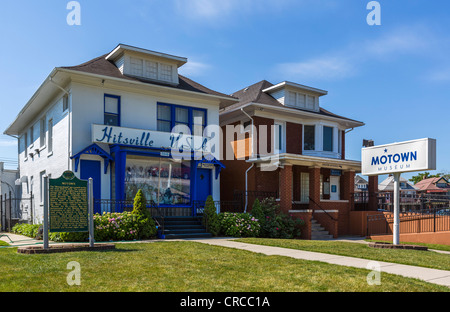 Das Motown Museum, ein Aufnahmestudio von 1959 bis 1972, Detroit, Michigan, USA Stockfoto