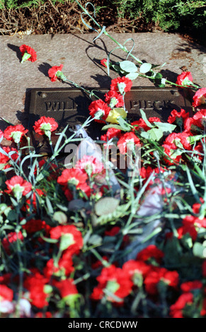 Berlin, das Urnengrab von Wilhelm Pieck Stockfoto