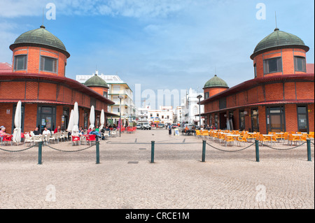 Historische Markthalle, Olhao, Algarve, Portugal Stockfoto