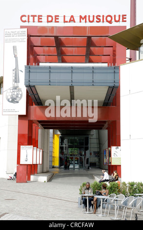 Cite De La Musique, La Villette, Paris, Île-de-France, Frankreich Stockfoto