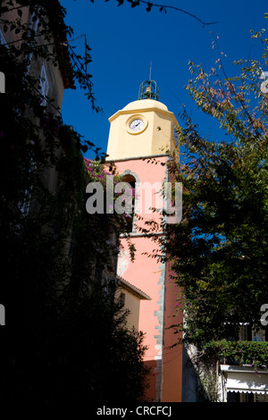 Glockenturm in St. Tropez Stockfoto