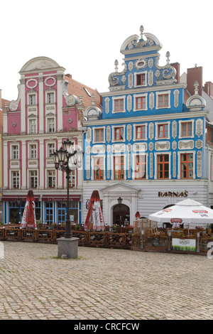 Quadratische Heumarkt, Alter Markt, Alter Markt Platz, historische Stadt Stettin, Pommern, Polen, Europa, Szczecin, Oder Stockfoto